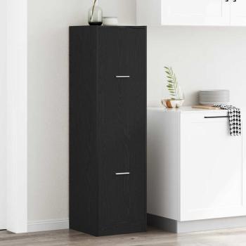 ARDEBO.de - Apotheker-Schrank Schwarzes Eichenholz 40x41x144,5 cm Holzwerkstoff