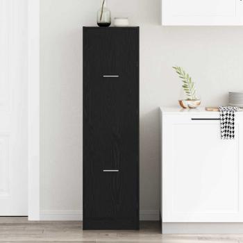 Apotheker-Schrank Schwarzes Eichenholz 40x41x144,5 cm Holzwerkstoff