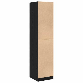 Apotheker Schrank Schwarz Eiche 40x41x174.5 cm Spanplatte