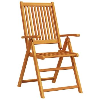 3-teiliges Garten-Esszimmer Set aus massivem Akazienholz, klappbar