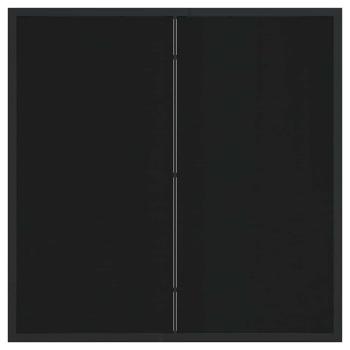 ARDEBO.de - Set mit 3 Schwarz, Dunkelgrau PE-Rattan Standard Stabil