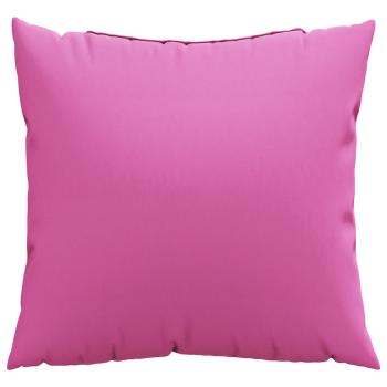 Sofakissen 4 Stück Rosa 40x40 cm Stoff