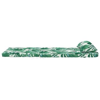 Tropisches Blattkissen Blattmuster Polyester Mittel Muster
