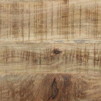 Kleiderständer mit Haken und Regalen 110x40x179 cm Massives raues Mangoholz