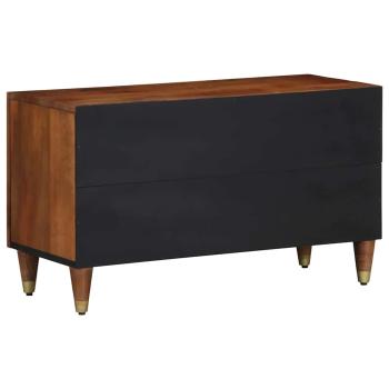 TV-Schrank Honigbraun Massivholz Mango, Holzwerkstoff