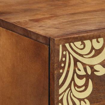 Sideboard Honigbraun Massivholz 40 x 33 x 75 cm Sideboard