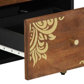 Sideboard Honigbraun Massivholz 40 x 33 x 75 cm Sideboard