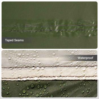 Angelzelt Olivgrün Polyester 7 Personen Langlebig Angelzelt