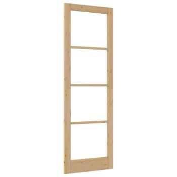 Innentür mit Glas "ORKDAL" 78x232x4 cm Massivholz Kiefer