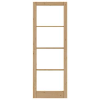 Innentür mit Glas "ORKDAL" 83x232x4 cm aus massivem Kiefernholz