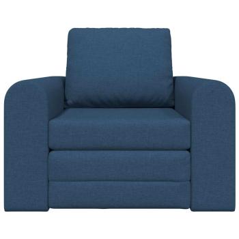 Boden Schlafsofa 2-in-1 Blau 98x71x83 cm Stoff