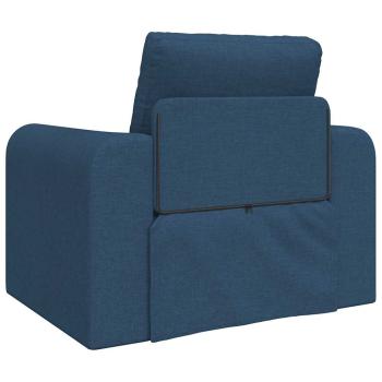Boden Schlafsofa 2-in-1 Blau 98x71x83 cm Stoff