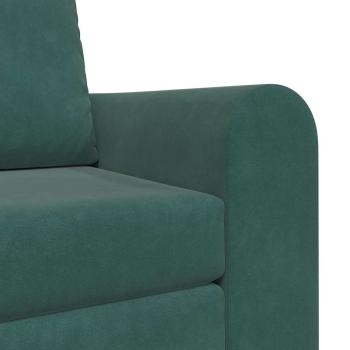 Boden Sofa Bett 2-in-1 Dunkelgrün 98x71x83 cm Velvet