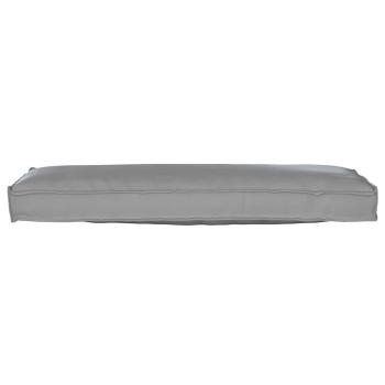 Palettenkissen für Bank 2 Stück Grau 120x40x8 cm Oxford Stoff