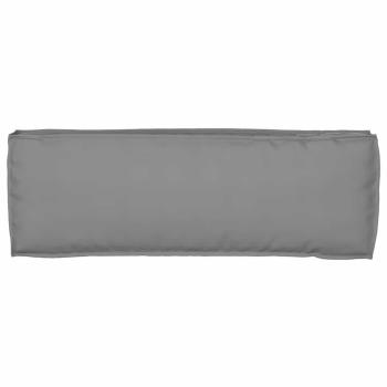 Palettenkissen für Bank 2 Stück Grau 120x40x8 cm Oxford Stoff
