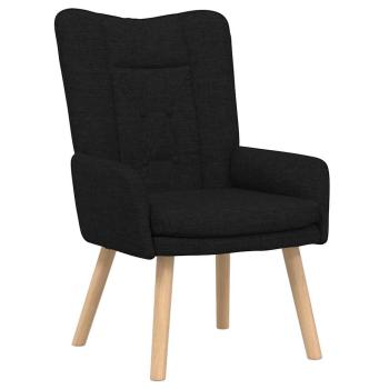 Relaxsessel Schwarz Stoff