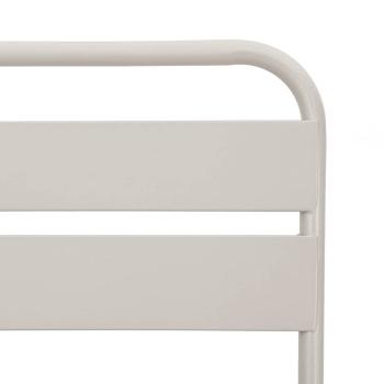 Klappgartenstühle 2 Stück Beige 42x52x82 cm Pulverbeschichteter Stahl