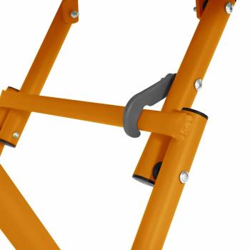 Gartentisch Klappbar Senfgelb 55x55x73 cm Stahl