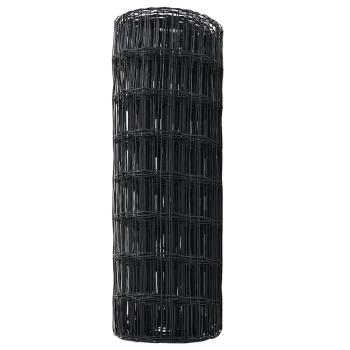 Eurozaun Grau 0,6x25 m Stahl