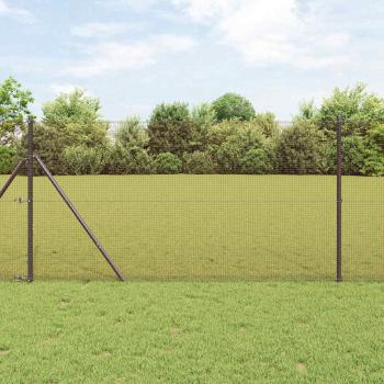 ARDEBO.de - Schweißdrahtzaun Rot 1.5x10 m Stahl