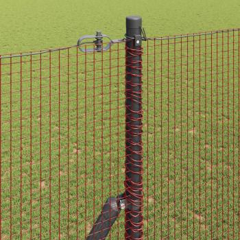 Schweißdrahtzaun Rot 1.5x10 m Stahl