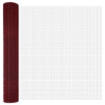Schweißdrahtzaun Rot 1.5x10 m Stahl