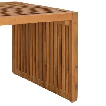 Gartentisch 90x49.7x36 cm Massivholz Teak