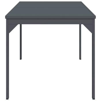 Gartentisch Dunkelgrau Aluminium Groß Erweiterbarer Tisch