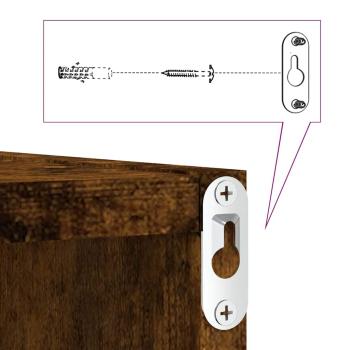Schweberegale Rauchsäulen Holzwerkstoff Mittel Schwebende Regale