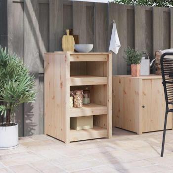 ARDEBO.de - Outdoor Küchenschrank 55x55x92 cm Massivholz Kiefer