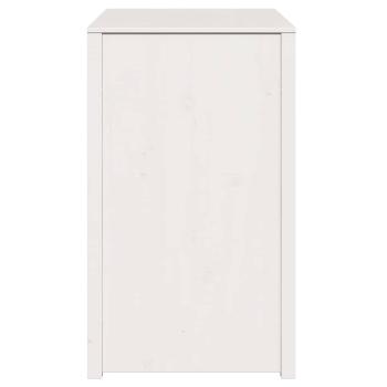 Küchenschrank Weiß 106x55x92 cm Massivholz Kiefer