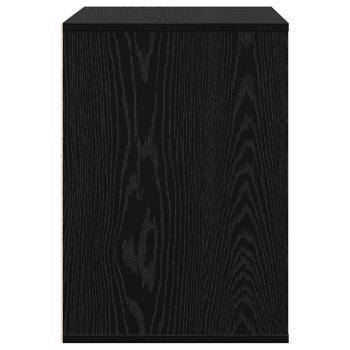 Eckkommode Schwarz Eiche 60x41x58 cm Holzwerkstoff