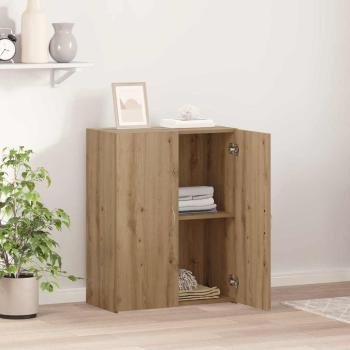 Büroschrank Eiche 60x32x77,5 cm Holzwerkstoff