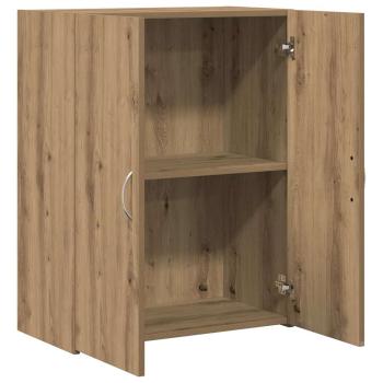Büroschrank Eiche 60x32x77,5 cm Holzwerkstoff