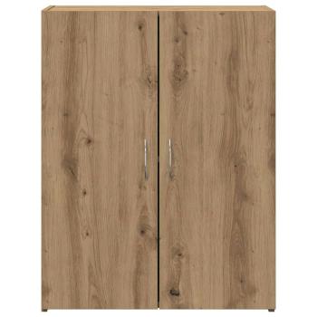 Büroschrank Eiche 60x32x77,5 cm Holzwerkstoff