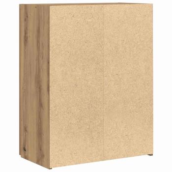 Büroschrank Eiche 60x32x77,5 cm Holzwerkstoff