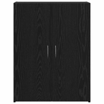 Büroschrank Schwarze Eiche 60x32x77.5 cm Holzwerkstoff