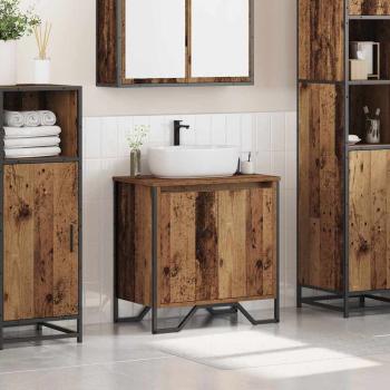 Badezimmerschrank Altes Holz 60x35x50 cm