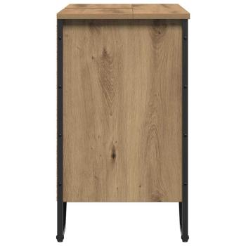 Bad Waschbecken Schrank Artisan Eiche 60x35x50 cm Holzwerkstoff