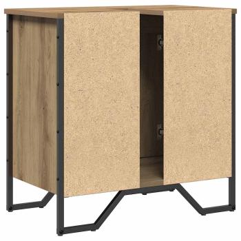 Bad Waschbecken Schrank Artisan Eiche 60x35x50 cm Holzwerkstoff