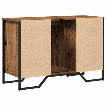 Waschbeckenschrank Altes Holz 91x35x60 cm Spanplatte