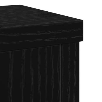 Schwarz-Eichen-Pflanzenständer Set von 2 Schwarz-Eiche Holz