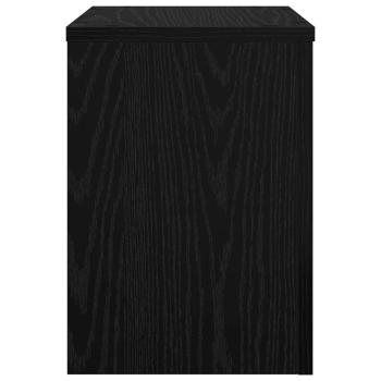 Pflanzenständer 2 Stück Schwarze Eiche 25x25x35 cm Holzwerkstoff