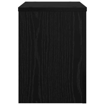 Pflanzenständer 2 Stück Schwarze Eiche 25x25x35 cm Holzwerkstoff