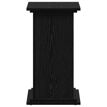 Pflanzenständer Schwarze Eiche 33x33x60 cm Engineering Holz