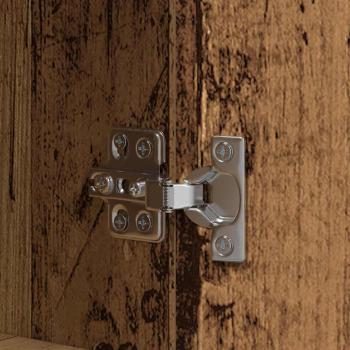 TV Schrank mit LED Altholz 139,5x34x50 cm Spanplatte