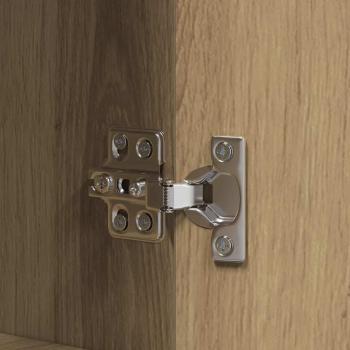 TV-Schrank mit LED Artisan Eiche 139,5x34x50 cm Holzwerkstoff