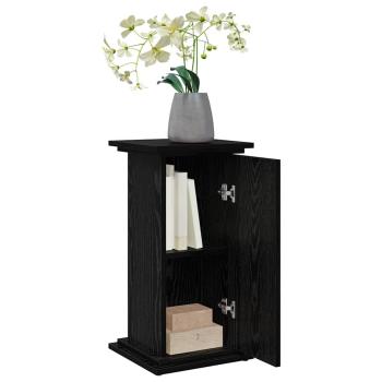 Displayständer mit Stauraum Schwarz Eiche 31x30x60 cm Ingenieure Holz