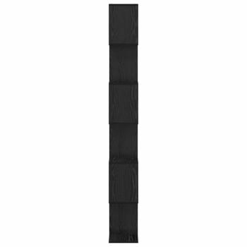 Bücherregal Schwarz Eiche 70x24x193.5 cm Ingenieure Holz