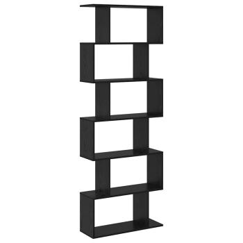 Bücherregal Schwarz Eiche 70x24x193.5 cm Ingenieure Holz